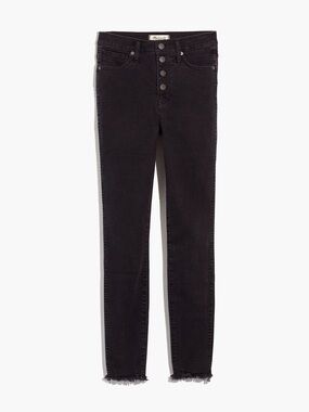 NWOT Madewell 10" High-Rise Skinny Jeans: Button-Through Edition